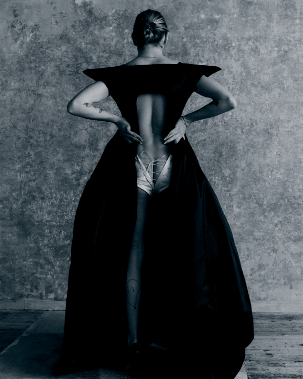 Black Silk Gown