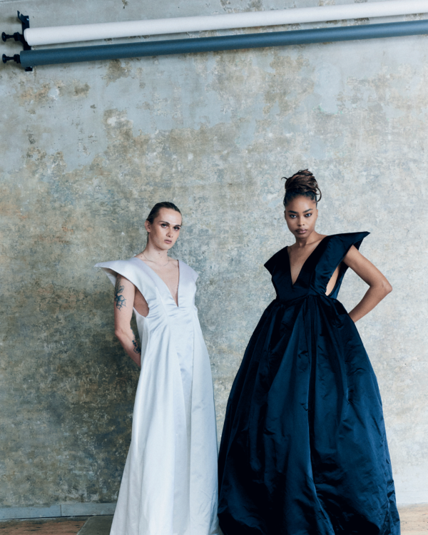 Black Silk Gown