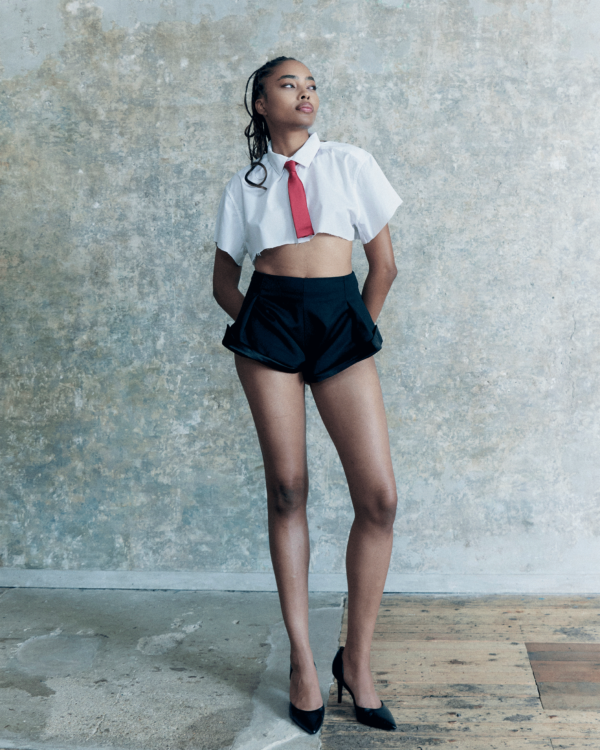 Lapel Shorts