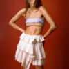 selvedge mini skirt
