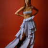 selvegde maxi skirt