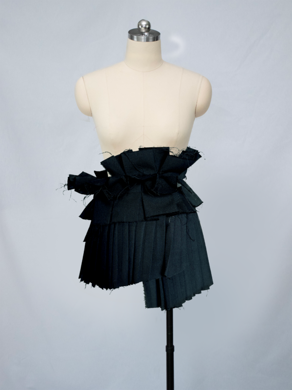 selvedge mini skirt