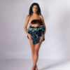 selvedge mini skirt